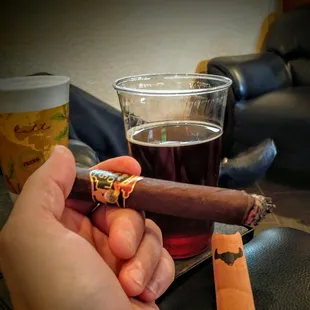 Dark Bavarian style beer with a fine medium bodied cigar.