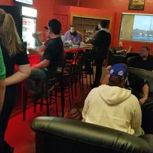 Great vibe and plush leather seats make this a great place to unwind.