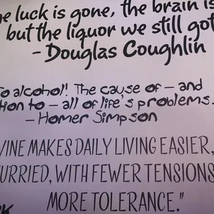 a sign with a poem on it