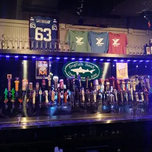 Beer selection.