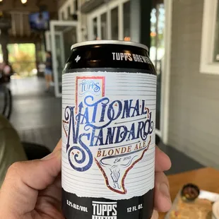 Local Tupps beer. Very good.