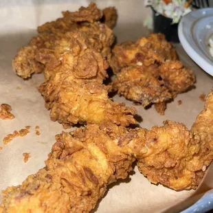 Chicken tenders! (Ask for ranch)