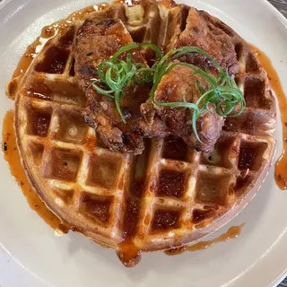 Fried Chicken and Waffle