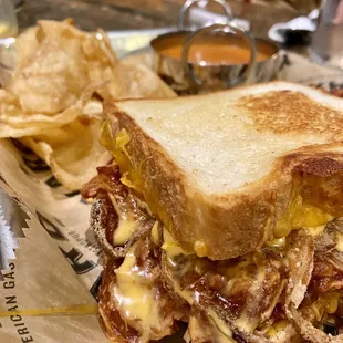 Smack Yo Mama grilled cheese sandwich