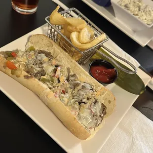 Philly Cheese Steak Sandwich