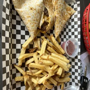 Short rib quesadilla
