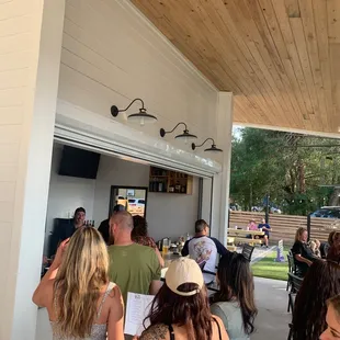 Bar area