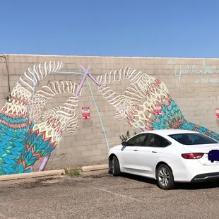 Mural outside the shop