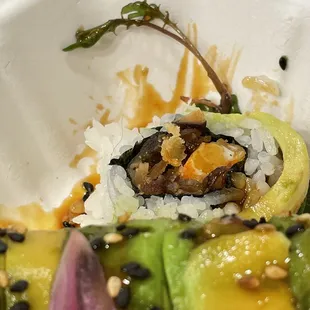 Hair in my sushi