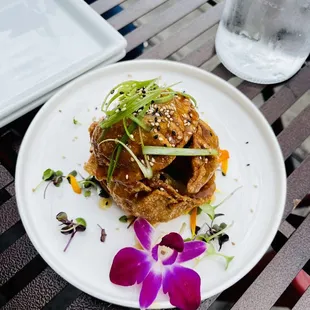 Jumbo crispy vegan gyoza