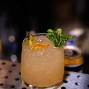Devil May Care made with Vodka, Green Chilli, Orange Juive, Tabasco &amp; Pepper
