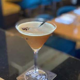 Spiced chai martini
