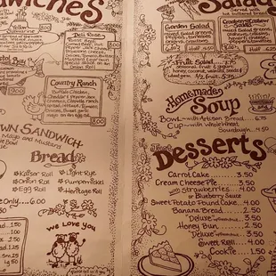 Great menu.