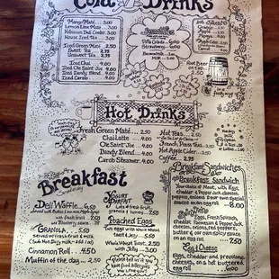 Drinks and breakfast