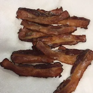 Here is some of our Locally Raised Bacon, Yum Yum!