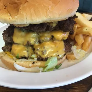 Triple Dilly Burger