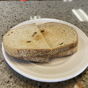 Rye toast