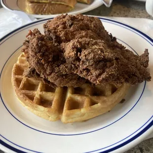 Chicken and waffles