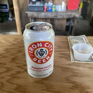 a can of iron age beer