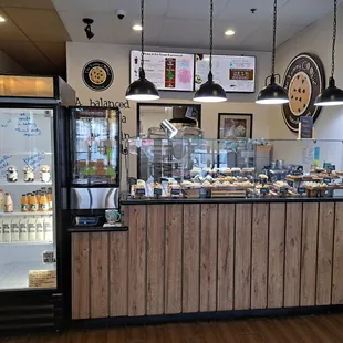 Inside store