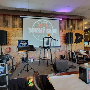 Even can have DJs or other music at night.