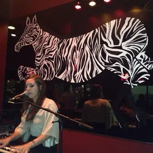 Piano bar. Great talent.