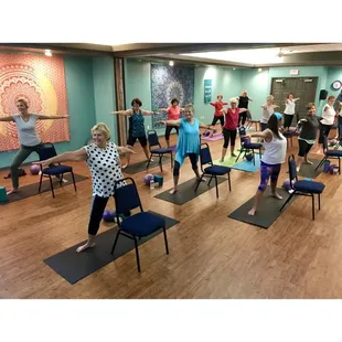 Chair yoga community
