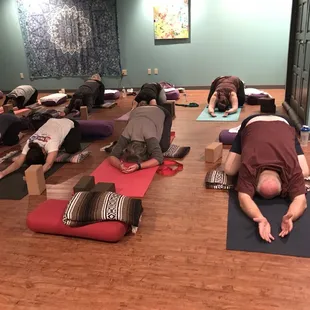 Gentle and restorative yoga for all