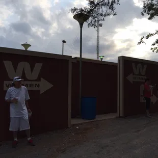 Remodeled restrooms (enter through either side(