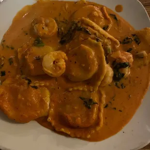 Lobster ravioli special