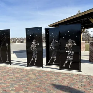 More art just outside the theater