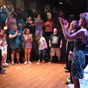 Standing ovation for Dream Masterz, Joe and Carol at Smoke and Mirrors Theatre in Philadelphia, PA!