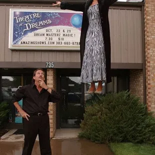 Magical Theatre in Castle Rock, Colorado where your parties and events will SOAR!  Also family shows for the public!