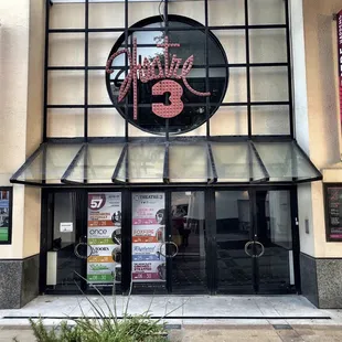 Front of Theater. Easiest parking is in AMLI garage.