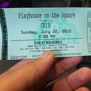 Love theatre. Lets go