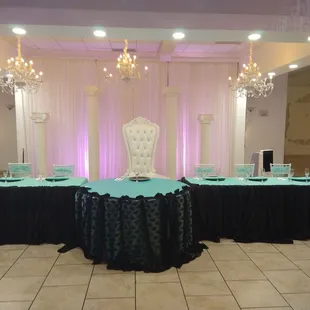 Quence'at Thee chateau banquet hall