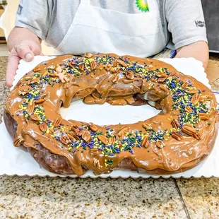 Turtle King Cake