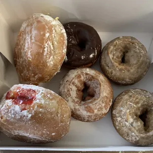 Yummy sampler of donuts!