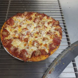Chicago Style Pizza - Sausage &amp; Pepperoni