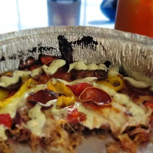 KETza = Keto pizza! Yum!