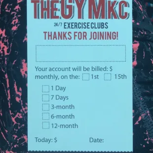 Different types of memberships available, and couples memberships are also an option at a lower price per person.