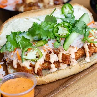 a variety of food items