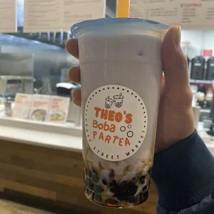 Taro milk tea
