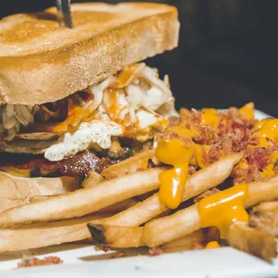 The Hucklebuck with Bacon and Cheese Fries