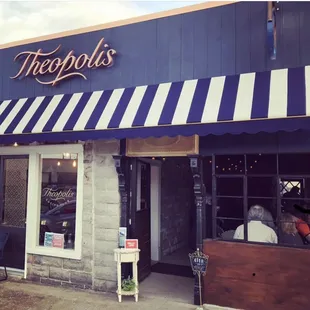 Enter through our patio!