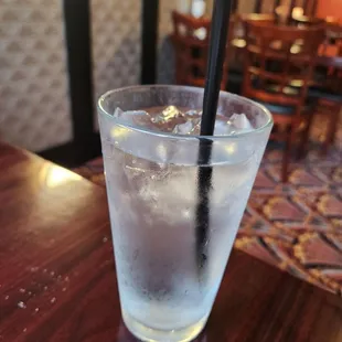 Why plastic straws in water glasses? Unnecessary plastic.