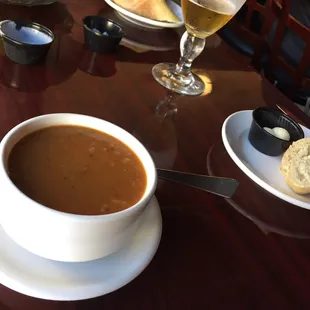 Order the gumbo but make sure your water is full.