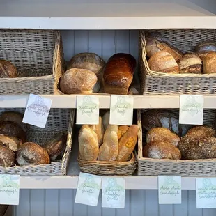 Beautiful tasty breads.