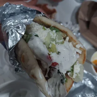 Chicken chicken gyro supreme