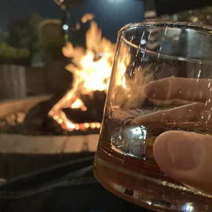 Angels envy by the fire